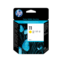 HP 11, Оригинальный струйный картридж HP, Желтый for Business Inkjet 2200/2250, 28 ml, up to 2550 pages. (C4838A)