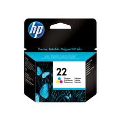 HP C9352AE, Трёхцветный струйный картридж HP 22 for Deskjet F2180/F380/F4180/4355/1410/J5520/3940/D246, 5 ml, up to 165 pages. (C9352AE)