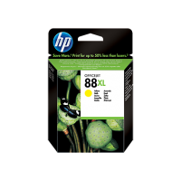 HP 88XL, Оригинальный струйный картридж HP увеличенной емкости, Желтый (C9393AE)
