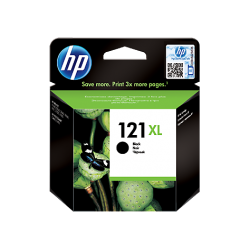 HP CC641HE, HP 121XL, Оригинальный струйный картридж HP увеличенной емкости, Черный (CC641HE)
