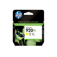 HP 920XL, Оригинальный струйный картридж HP увеличенной емкости, Желтый for Officejet 6500/7000, 6 ml, up to 700 pages. (CD974AE)