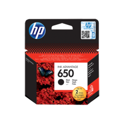 HP CZ101AE, HP 650, Оригинальный картридж HP Ink Advantage, Черный for Deskjet Ink Advantage 2515, up to 360 pages.(CZ101AE)