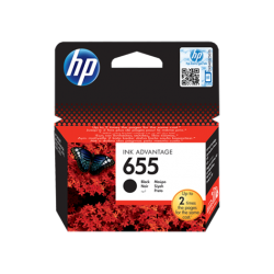 HP CZ109AE, HP 655, Оригинальный картридж HP Ink Advantage, Черный for Deskjet Ink Advantage 3525/4615/4625/5525/6525, up to 550 pages. (CZ109AE)