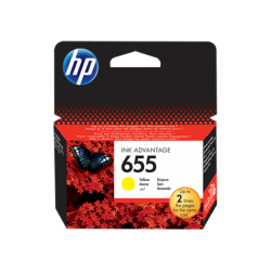 HP CZ112AE, HP 655, Оригинальный картридж HP Ink Advantage, Желтый for Deskjet Ink Advantage 3525/4615/4625/5525/6525, up to 600 pages. (CZ112AE)