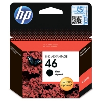 Оригинальный струйный картридж HP 46 Advantage, черный for DeskJet  2020hc/2520hc, up to 1500 pages. (CZ637AE)