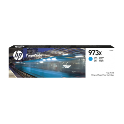 HP F6T81AE, HP 973X, Оригинальный картридж HP PageWide увеличенной емкости, Голубой for PageWide Pro 452/477 MFP, up to 7000 pages (F6T81AE)
