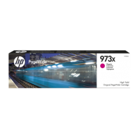 HP 973X, Оригинальный картридж HP PageWide увеличенной емкости, Пурпурный for PageWide Pro 452/477 MFP, up to 7000 pages (F6T82AE)