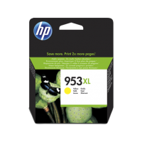 HP 953XL, Оригинальный струйный картридж HP увеличенной емкости, Желтый for OfficeJet  Pro 8710/8720/8730, up to 1600 pages (F6U18AE)