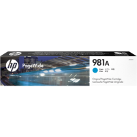 HP 981A, Оригинальный картридж HP PageWide, Голубой (J3M68A)