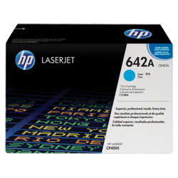 HP CB401A, HP 642A, Оригинальный лазерный картридж HP LaserJet, Голубой (CB401A)