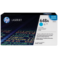 Картридж с тонером HP 648A LaserJet, голубой (CE261A)