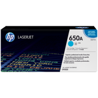HP CE271A, Картридж с тонером HP 650A LaserJet, голубой for Color LaserJet CP5525/M750, up to 15000 pages.