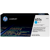 HP 651A, Оригинальный лазерный картридж HP LaserJet, Голубой for LaserJet 700 Color MFP775, up to 16000 pages. (CE341A)