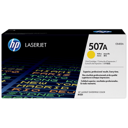 HP CE402A, Картридж с тонером HP 507A LaserJet, желтый for Color LaserJet M551//MFP M570/MFP M575, up to 6000 pages.