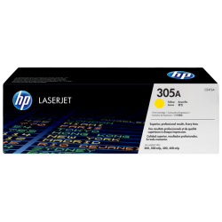 HP CE412A, HP 305A, Оригинальный лазерный картридж HP LaserJet, Желтый for LaserJet Pro 300 Color М351/MFP M375/400 Color M451/MFP M475, up to 2600 pages. (CE412A)
