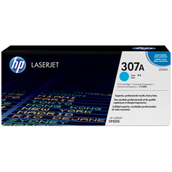 HP CE741A, HP 307A, Оригинальный лазерный картридж HP LaserJet, Голубой for Color LaserJet  CP5225, up to 7300 pages. (CE741A)