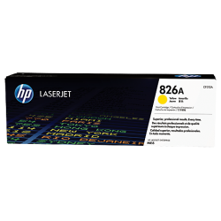 HP CF312A, HP 826A, Оригинальный лазерный картридж HP LaserJet, Желтый for Color LaserJet M855dn/x+/xh, up to 31500 pages. (CF312A)