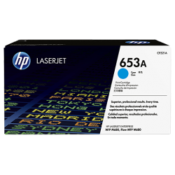 HP CF321A, HP 653A, Оригинальный лазерный картридж HP LaserJet, Голубой для Color LaserJet Enterprise M680dn/M680, 16500 стр (CF321A)