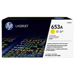 HP CF322A, HP 653A, Оригинальный лазерный картридж HP LaserJet, Желтый для Color LaserJet Enterprise M680dn/M680, 16500 стр (CF322A)