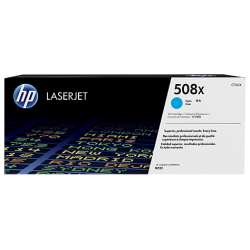 HP CF361X, HP 508X, Оригинальный лазерный картридж HP LaserJet увеличенной емкости, Голубой for Color LaserJet Enterprise M552/M553/M577, up to 9500 pages (CF361X)