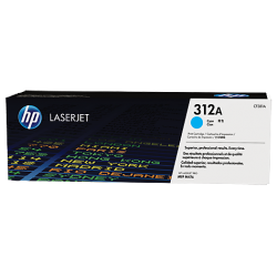 HP CF381A, HP 312A, Оригинальный лазерный картридж HP LaserJet, Голубой for Color LaserJet Pro MFP M476, up to 2700 pages. (CF381A)