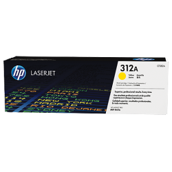 HP CF382A, HP 312A, Оригинальный лазерный картридж HP LaserJet, Желтый for Color LaserJet Pro MFP M476, up to 2700 pages. (CF382A)