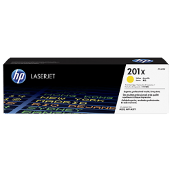 HP CF402X, HP 201X, Оригинальный лазерный картридж HP LaserJet увеличенной емкости, Желтый for Color LaserJet Pro M252/MFP M277, up to 2300 pages (CF402X)