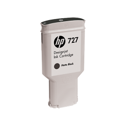 HP C1Q12A, HP 727, Струйный картридж HP Designjet, 300 мл, Черный матовый (C1Q12A)