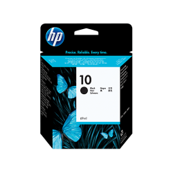HP C4844A, HP 10, Оригинальный струйный картридж HP, Черный for DesignJet 110/500/800 and Business Inkjet 1000/1200/2200/2230/2250/2280/2600/2800/3000, 69 ml, up to 750 pages. (C4844A)