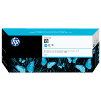 HP 81, Струйный картридж HP на основе красителя, 680 мл, Голубой for DesignJet 5500/5500ps, 680 ml. (C4931A)