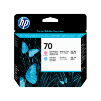 HP 70, Печатающая головка DesignJet, Светло-пурпурная и Светло-голубая (C9405A)