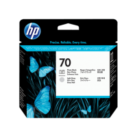 HP 70, Печатающая головка DesignJet, Черная для фотопечати и Светло-серая (C9407A)