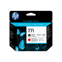 HP 771, Печатающая головка HP Designjet, Черная матовая/Хроматическая красная (CE017A)
