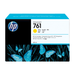 HP CM992A, HP 761, Струйный картридж HP Designjet, 400 мл, Желтый for Designjet T7100, 400 ml. (CM992A)