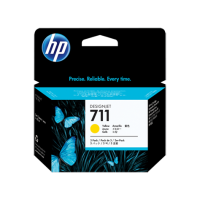 HP 711, Упаковка 3шт, Струйные картриджи HP, 29 мл, Желтые (CZ136A)