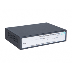 HPE JH327A, Коммутатор HPE 1420 5G Switch (5 ports 10/100/1000, unmanaged, fanless)
