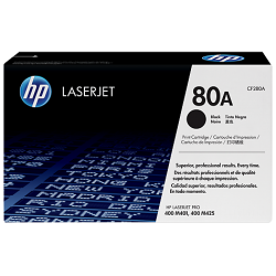HP CF280A, HP 80A, Оригинальный лазерный картридж HP LaserJet, Черный for LaserJet Pro 400 M401/M425, up to 2700 pages. (CF280A)