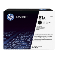 HP 81A, Оригинальный лазерный картридж HP LaserJet, Черный for LaserJet Enterprise M604/M605/M606/M630 MFP, up to 10500 pages.(CF281A)