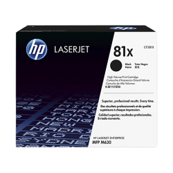 HP CF281X, HP 81X, Оригинальный лазерный картридж HP LaserJet увеличенной емкости, Черный for LaserJet Enterprise M605/M606/M630 MFP, up to 25000 pages. (CF281X)
