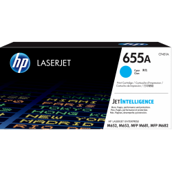 HP CF451A, HP LaserJet 655A, Оригинальный лазерный картридж, голубой for Color LaserJet M652/M653/M681/M682, up to 10500 pages (CF451A)