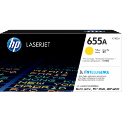 HP CF452A, HP LaserJet 655A, Оригинальный лазерный картридж, желтый for Color LaserJet M652/M653/M681/M682, up to 10500 pages (CF452A)