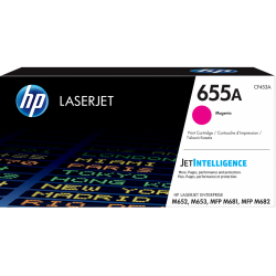 HP CF453A, HP LaserJet 655A, Оригинальный лазерный картридж, пурпурный for Color LaserJet M652/M653/M681/M682, up to 10500 pages (CF453A)