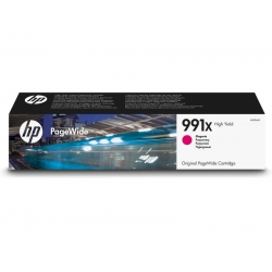 HP M0J94AE, HP 991X, Оригинальный пурпурный картридж увеличенной емкости HP PageWide 991X (~16000 стр.) (M0J94AE)