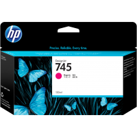 HP 745, Струйный картридж HP DesignJet, Пурпурный, 130 мл for DesignJet Z2600/Z600 (F9J95A)