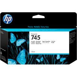 HP F9J98A, HP 745, Струйный картридж HP DesignJet, Черный для фотопечати, 130 мл for DesignJet Z2600/Z600 (F9J98A)
