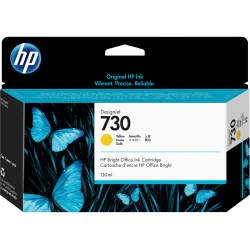 HP P2V64A, Струйный картридж HP 730 для HP DesignJet T1700, 130 мл, желтый (P2V64A)